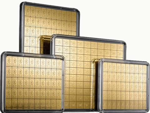 Goldbarren 100x1 Gramm Combibarren Nachhaltig & Fair