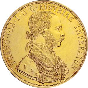 4 Dukaten Österreich Kaiser Franz Joseph Golddukat 1915