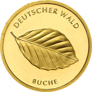 20 Euro Goldmünze Buche 2011 Deutscher Wald mit Zertifikat