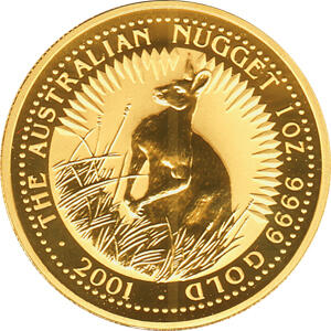 Känguru 1 Unze 2001