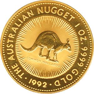 Känguru 1 Unze 1992