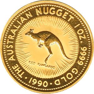 Känguru 1 Unze 1990