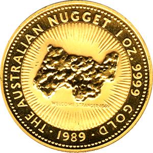 Känguru 1 Unze 1989