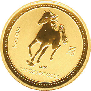 Lunar I Pferd 1/10 Unze 2002