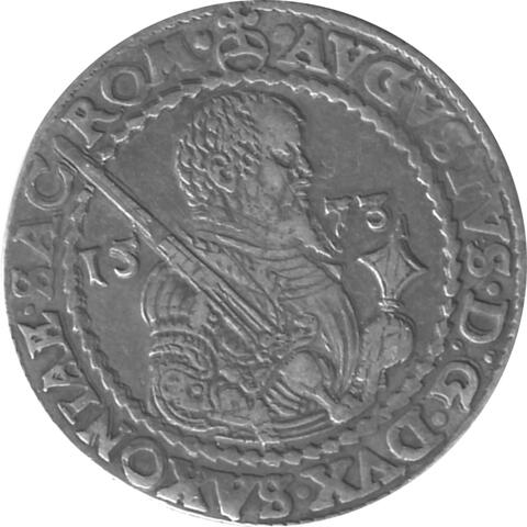 Altdeutschland Sachsen 1-2 Taler 1573 Friedrich August Kurfürst