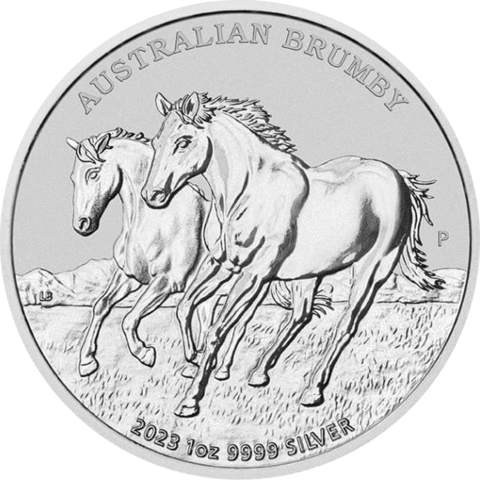 Australien Brumby 1 Unze Silber 2023