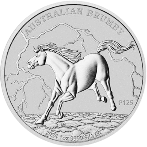 Australien Brumby 1 Unze Silber 2024