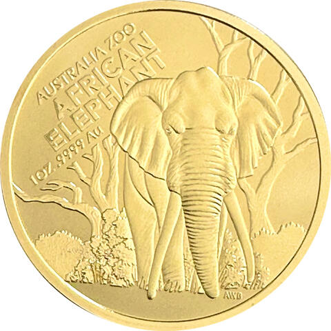 Australien Zoo Elefant 1 Unze 2022