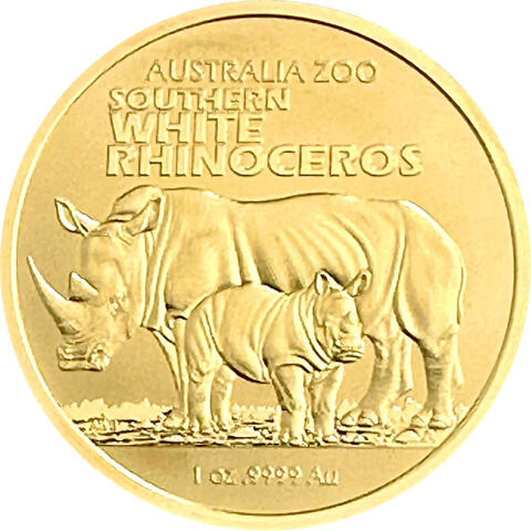 Australien Zoo Rhinoceros 1 Unze 2023