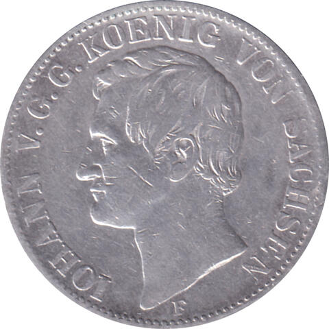 Altdeutschland Sachsen Vereinstaler 1858