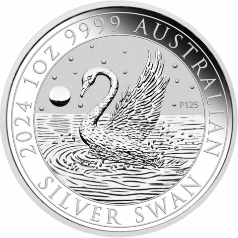 Australien Schwan 1 Unze Silber 2024