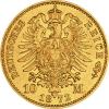 10 Mark Kaiserreich 1872-1873 Baden Friedrich I Jaeger 183