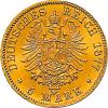 5 Mark Kaisserreich Baden 1877 Friedrich I Jaeger 185