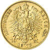 10 Mark Kaiserreich 1872-1873 Württemberg Karl Jaeger 289