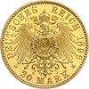 20 Mark Kaiserreich 1892-1896 Sachsen Meiningen Carl Alexander J282