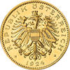 100 Kronen Österreich Goldmünze 1924