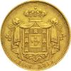 Portugal 5000 Reis Goldmünze Pedro V 1860