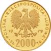 Polen 2000 Zloty Goldmünze 1945-1989