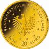 20 Euro Goldmünze Weißstorch 2020 Heimische Vögel