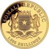 Somalia Elefant Goldmünze 2022