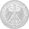 5 DM Silber Gedenkmünze Freiherr Eichendorff 1957