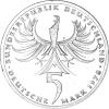 5 DM Silber Gedenkmünze Balthasar Neumann 1978