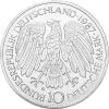 10 DM Silber Gedenkmünze Römische Verträge 1987