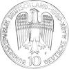 10 DM Silber Gedenkmünze Friedrich Barbarossa 1990