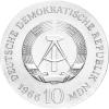 DDR 1966 10 Mark Silber Gedenkmünze Karl Friedrich Schinkel