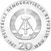 DDR 1967 20 Mark Silber Gedenkmünze Wilhelm Humboldt