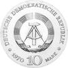 DDR 1970 10 Mark Silber Gedenkmünze Ludwig van Beethoven