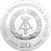 DDR 1970 20 Mark Silber Gedenkmünze Friedrich Engels