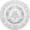 DDR 1973 10 Mark Silber Gedenkmünze Berthold Brecht