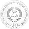 DDR 1978 20 Mark Silber Gedenkmünze Gottfried Herder