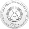 DDR 1979 20 Mark Silber Gedenkmünze Lessing