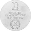 DDR 1982 10 Mark Silber Gedenkmünze Gewandhaus Leizpzig