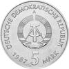 DDR 1987 5 Mark Gedenkmünze Nikolaivirtel Berlin
