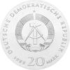 DDR 1989 20 Mark Silber Gedenkmünze Thomas Müntzer
