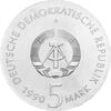 DDR 1990 5 Mark Gedenkmünze Kurt Tucholsky