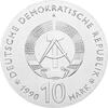 DDR 1990 10 Mark Silber Gedenkmünze Johann Fichte