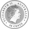 Lunar I Silbermünze Australien Hahn 1/2 Unzen 2005 Perth Mint