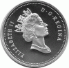 Canada Silber Gedenkmünze 1 Dollar Mcintosh Apfel 1996