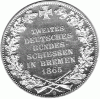 Altdeutschland Hansestadt Bremen Taler 1865