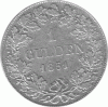 Altdeutschland Freie Stadt Frankfurt Silber Gulden 1851