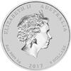 Lunar II Silbermünze Australien Hahn 5 Unzen 2017 Perth Mint