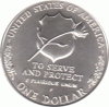 1 Dollar, USA 1997, Polizeidenkmal