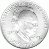 1 Dollar USA, Silbermünze 1990, Geburtstag Dwight D. Eisenhower
