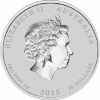 Lunar II Silbermünze Australien Hund 1 Kilo 2018 Perth Mint