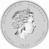 Lunar II Silbermünze Australien Hund 2 Unzen 2018 Perth Mint