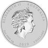 Lunar II Silbermünze Australien Schwein 2 Unzen 2019 Perth Mint